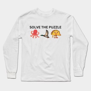 Solve the Riddle - Random Puzzle Long Sleeve T-Shirt